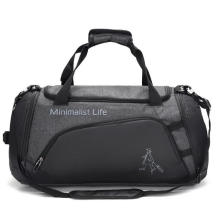 Large Capacity Travel Bag Waterproof Sport Gym Travel Sneaker Duffel Bag with Shoe Compartment